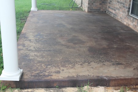 Porch Right Before- Stain Job Gone Bad Porch Right Before- Stain Job Gone Bad